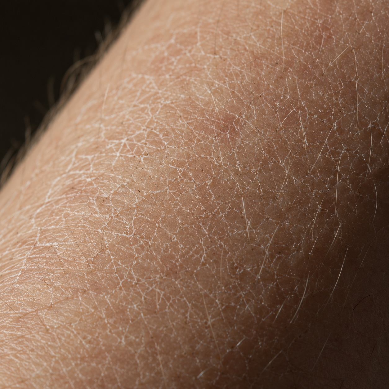 Rough Dry Skin from Hard Water