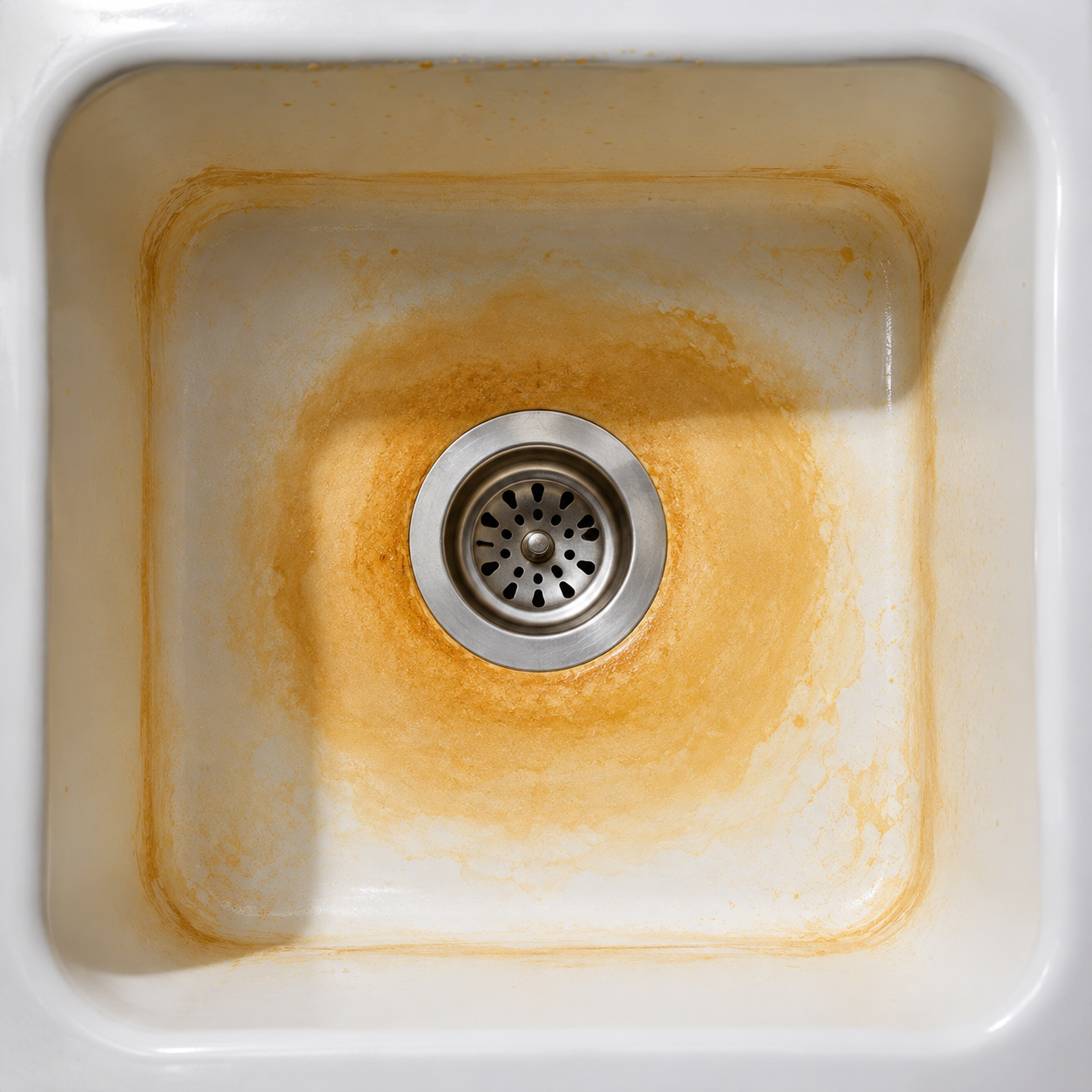 Chalky Stained Sinks and Basins